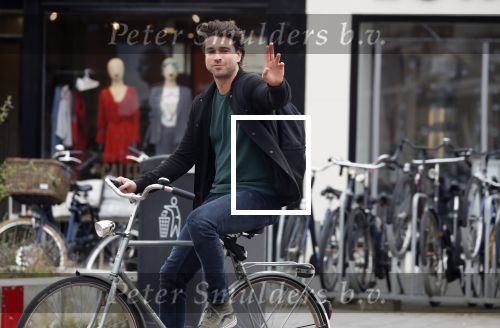 Amsterdam 14 april 2018
Rick Brandsteder op zijn fiets in Amsterdam.