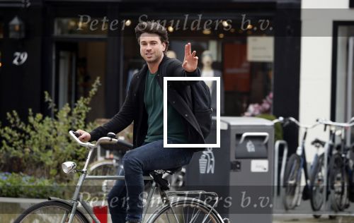 Amsterdam 14 april 2018
Rick Brandsteder op zijn fiets in Amsterdam.