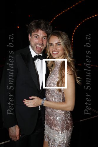 Hilversum 22 april 2018
Rick Brandsteder met zijn vriendin Roosje Kuizenga bij de Coiffure awards in studio 21