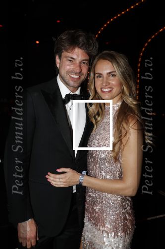 Hilversum 22 april 2018
Rick Brandsteder met zijn vriendin Roosje Kuizenga bij de Coiffure awards in studio 21