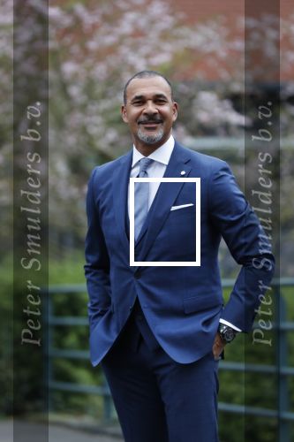 Amsterdam 11 april 2018
Ruud Gullit in zijn pak van the society shop.