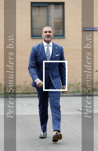 Amsterdam 11 april 2018
Ruud Gullit in zijn pak van the society shop.