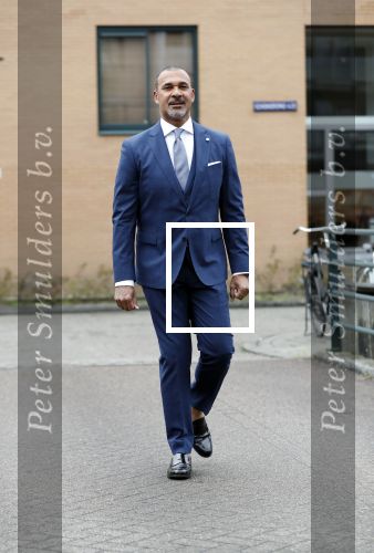 Amsterdam 11 april 2018
Ruud Gullit in zijn pak van the society shop.