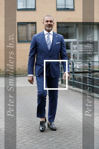 Amsterdam 11 april 2018
Ruud Gullit in zijn pak van the society shop.
