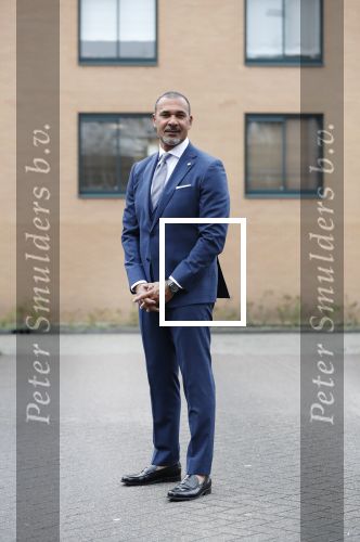 Amsterdam 11 april 2018
Ruud Gullit in zijn pak van the society shop.
