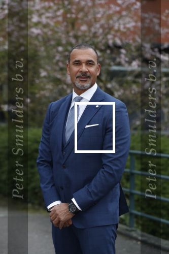 Amsterdam 11 april 2018
Ruud Gullit in zijn pak van the society shop.