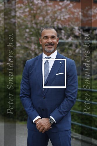 Amsterdam 11 april 2018
Ruud Gullit in zijn pak van the society shop.