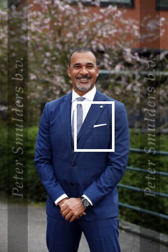 Amsterdam 11 april 2018
Ruud Gullit in zijn pak van the society shop.