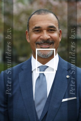 Amsterdam 11 april 2018
Ruud Gullit in zijn pak van the society shop.