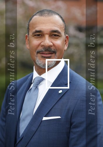 Amsterdam 11 april 2018
Ruud Gullit in zijn pak van the society shop.