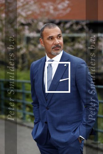 Amsterdam 11 april 2018
Ruud Gullit in zijn pak van the society shop.
