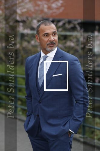 Amsterdam 11 april 2018
Ruud Gullit in zijn pak van the society shop.