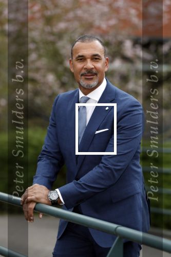 Amsterdam 11 april 2018
Ruud Gullit in zijn pak van the society shop.