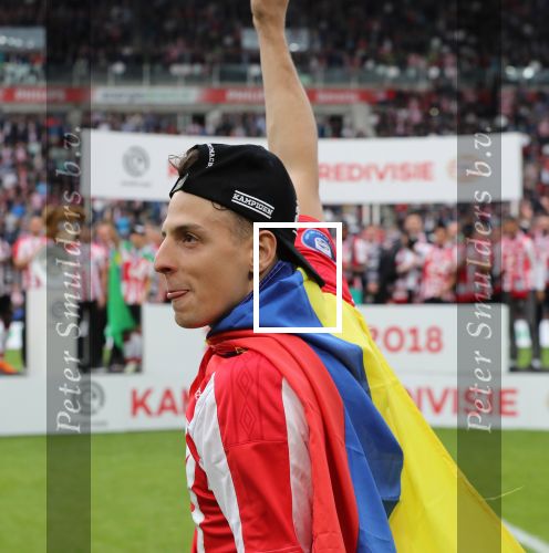 Eindhoven, 15 April 2018
PSV-AJAX, eindstand 3-0 en Landskampioen Seizoen 2017-2018
Santiago Arias