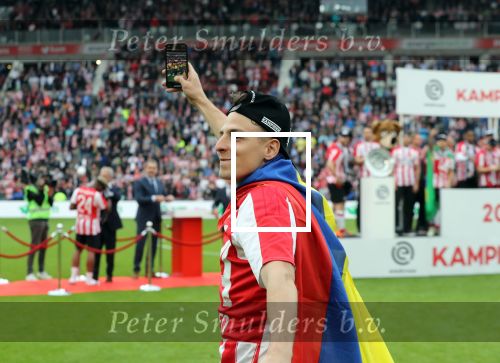 Eindhoven, 15 April 2018
PSV-AJAX, eindstand 3-0 en Landskampioen Seizoen 2017-2018
Santiago Arias