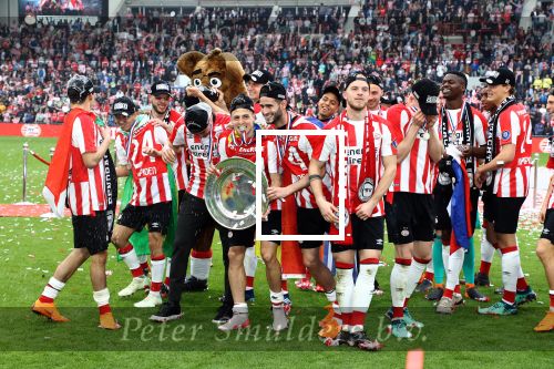 Eindhoven, 15 April 2018
PSV-AJAX, eindstand 3-0 en Landskampioen Seizoen 2017-2018
Santiago Arias