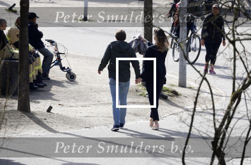 Amsterdam 7 april 2018
Sjoerd v Ramshorst met zijn nieuwe vriendin in het vondelpark