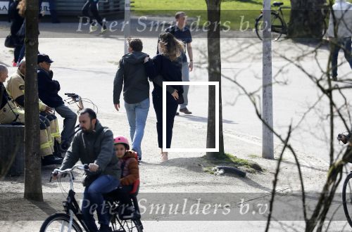 Amsterdam 7 april 2018
Sjoerd v Ramshorst met zijn nieuwe vriendin in het vondelpark