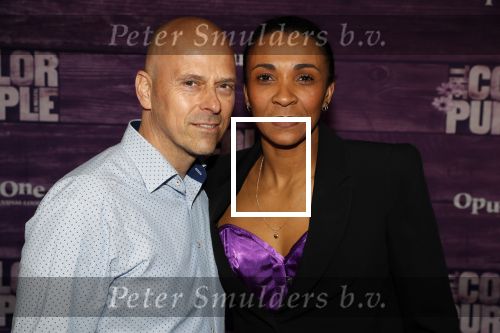 Amsterdam 16 april 2018
Premiere the color purple in de NDSM loods. Sophia Wezer met man