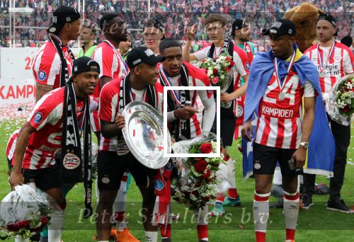 Eindhoven, 15 April 2018
PSV-AJAX, eindstand 3-0 en Landskampioen Seizoen 2017-2018
Steven Bergwijn
