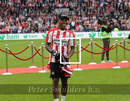 Eindhoven, 15 April 2018
PSV-AJAX, eindstand 3-0 en Landskampioen Seizoen 2017-2018
Steven Bergwijn