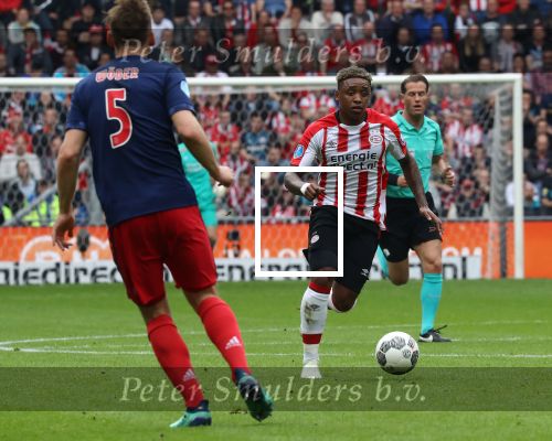 Eindhoven, 15 April 2018
PSV-AJAX, eindstand 3-0 en Landskampioen Seizoen 2017-2018
Steven Bergwijn