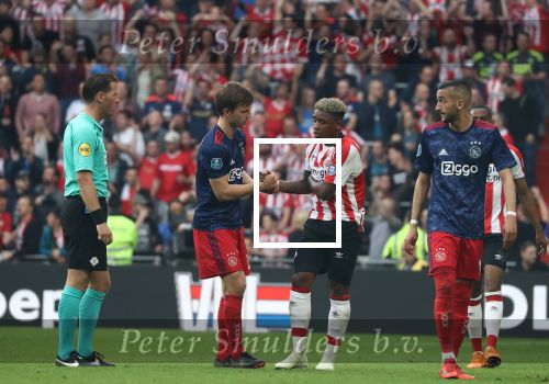 Eindhoven, 15 April 2018
PSV-AJAX, eindstand 3-0 en Landskampioen Seizoen 2017-2018
Steven Bergwijn