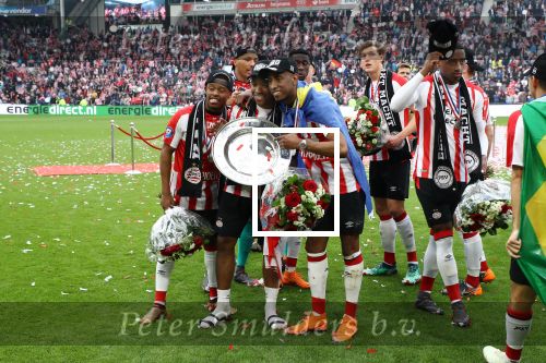 Eindhoven, 15 April 2018
PSV-AJAX, eindstand 3-0 en Landskampioen Seizoen 2017-2018
Steven Bergwijn