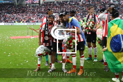 Eindhoven, 15 April 2018
PSV-AJAX, eindstand 3-0 en Landskampioen Seizoen 2017-2018
Steven Bergwijn