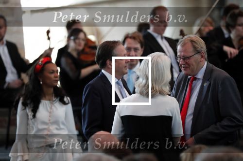 Leiden 19 april 2019
Matthaus Passion in de kerk in Leiden . Alexander Pechtold kwam met zijn (ex) vrouw