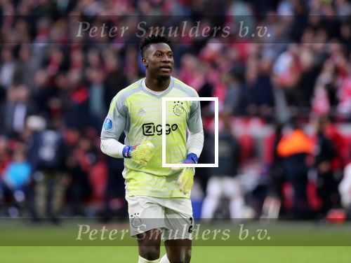 Amsterdam, 31 Maart 2019 AJAX-PSV, eindstand 3-1
Andre Onana