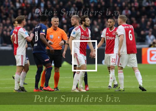 Amsterdam, 31 Maart 2019 AJAX-PSV, eindstand 3-1
Bjorn Kuipers