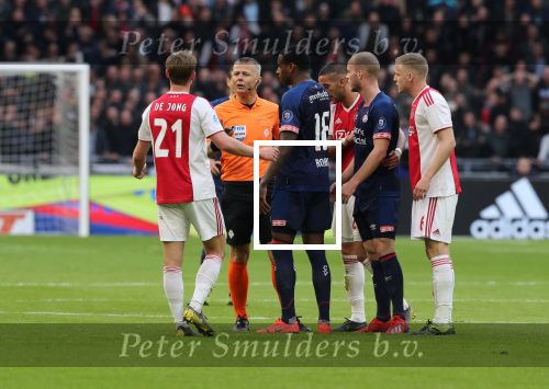 Amsterdam, 31 Maart 2019 AJAX-PSV, eindstand 3-1
Bjorn Kuipers