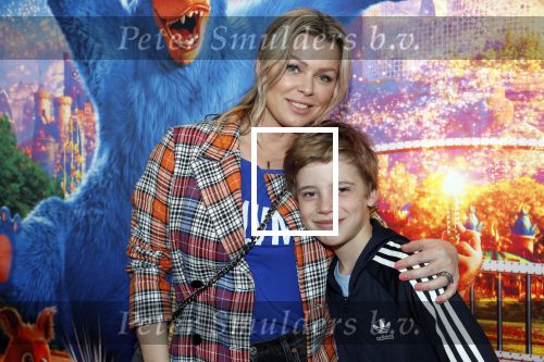 Amsterdam 7 april 2019
Premiere wonderpark in pathe arena. Bridget Maasland kwam met haar zoon Mees