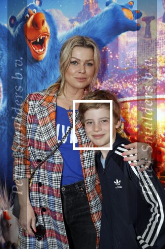Amsterdam 7 april 2019
Premiere wonderpark in pathe arena. Bridget Maasland kwam met haar zoon Mees