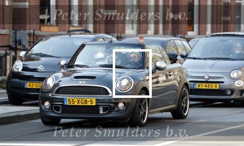 Amsterdam 8 april 2019
Caroline Tensen met zoon Bob in mini cooper cabrio