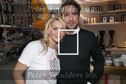 Amsterdam 12 april 2019
Opening winkel van Chantal Janzen &C op de van Woustraat. Chantal met haar man Marco Geeratz