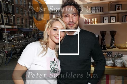 Amsterdam 12 april 2019
Opening winkel van Chantal Janzen &C op de van Woustraat. Chantal met haar man Marco Geeratz