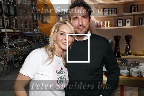 Amsterdam 12 april 2019
Opening winkel van Chantal Janzen &C op de van Woustraat. Chantal met haar man Marco Geeratz