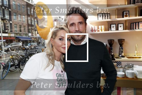 Amsterdam 12 april 2019
Opening winkel van Chantal Janzen &C op de van Woustraat. Chantal met haar man Marco Geeratz