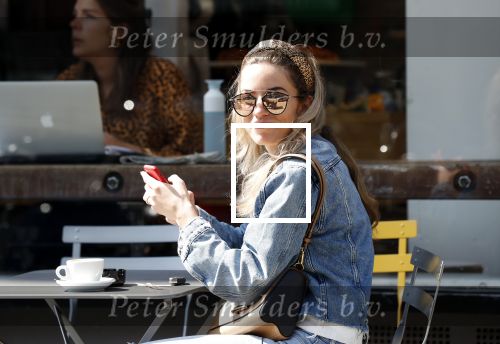 Amsterdam 16 april 2019
Christie Bokma op terras in Amsterdam zuid