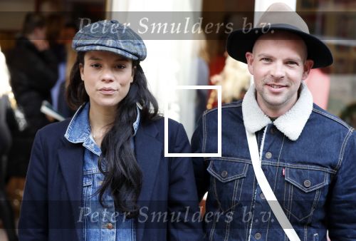 Amsterdam 12 april 2019
Opening winkel van Chantal Janzen &C op de van Woustraat. Cloe Leenheer met een vriend