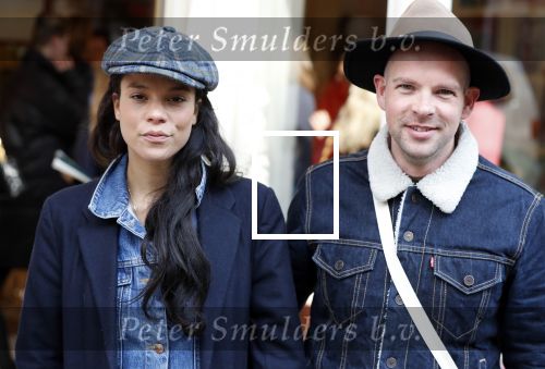 Amsterdam 12 april 2019
Opening winkel van Chantal Janzen &C op de van Woustraat. Cloe Leenheer met een vriend