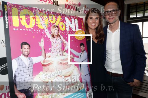 Volendam 6 mei 2019
10 jaar magazine 100%NL bij hotel Spaander. Eddy Guyt met zijn vrouw Lisette Sier