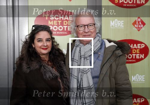 Amsterdam 14 april 2019
Premiere van t schaep met de 5 poten in het deLamar theater. Eddy Habbema en partner