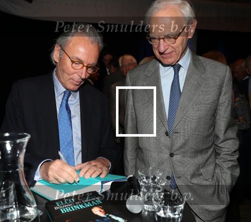 Den Haag, 8 Mei 2019
Uitreiking boek Elco Brinkman met de tekst: Bouwen en Bewaren
Mark Rutte met Onno Ruding