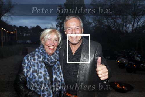 Bloemendaal 13 april 2019
Afscheidsfeest voor Hans Klok die naar Las Vegas gaat verhuizen. Frank Gutteling met vriendin Ans van Kuijeren