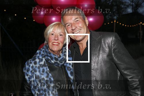 Bloemendaal 13 april 2019
Afscheidsfeest voor Hans Klok die naar Las Vegas gaat verhuizen. Frank Gutteling met vriendin Ans van Kuijeren