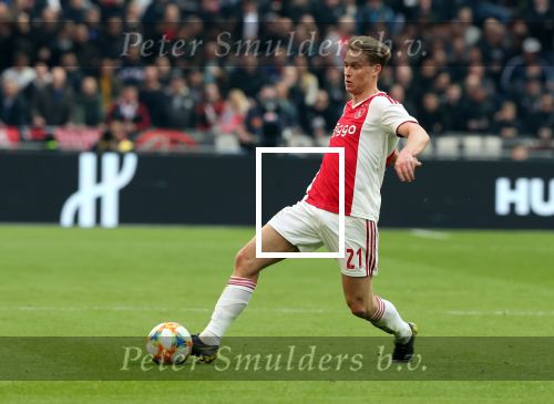 Amsterdam, 31 Maart 2019 AJAX-PSV, eindstand 3-1
Frenkie de Jong