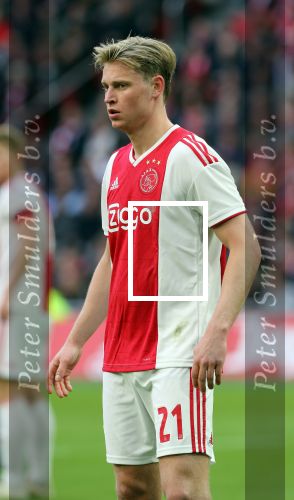 Amsterdam, 31 Maart 2019 AJAX-PSV, eindstand 3-1
Frenkie de Jong